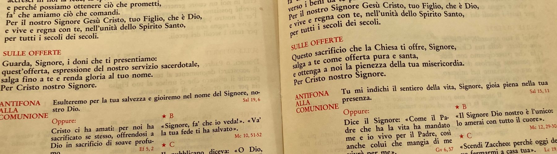 lettura di celebrazione